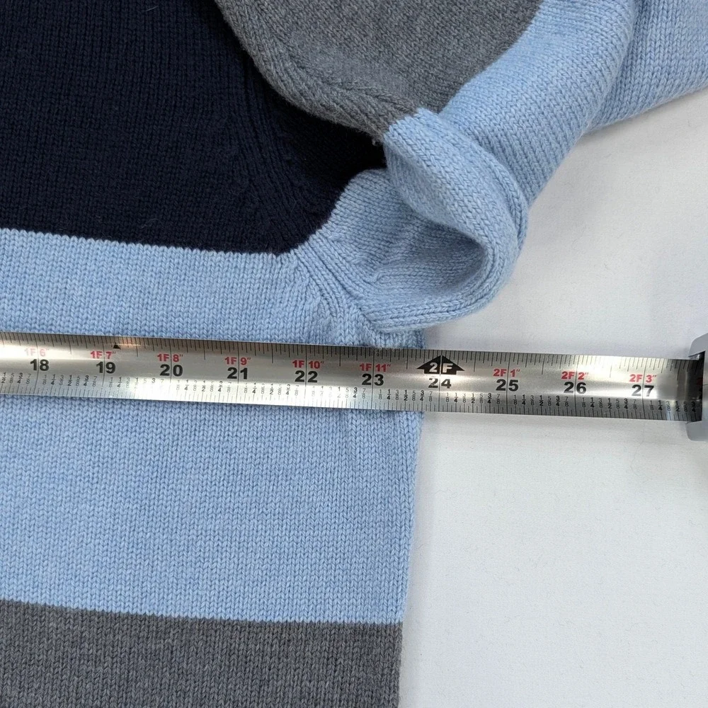 Brooks Brothers 346 Lambswool Quarter Zip Sweater L